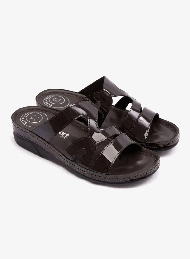 Comfort Plus COMFORT PLUS SANDALS FOR LADIES ITALIAN DESIGN BROWN